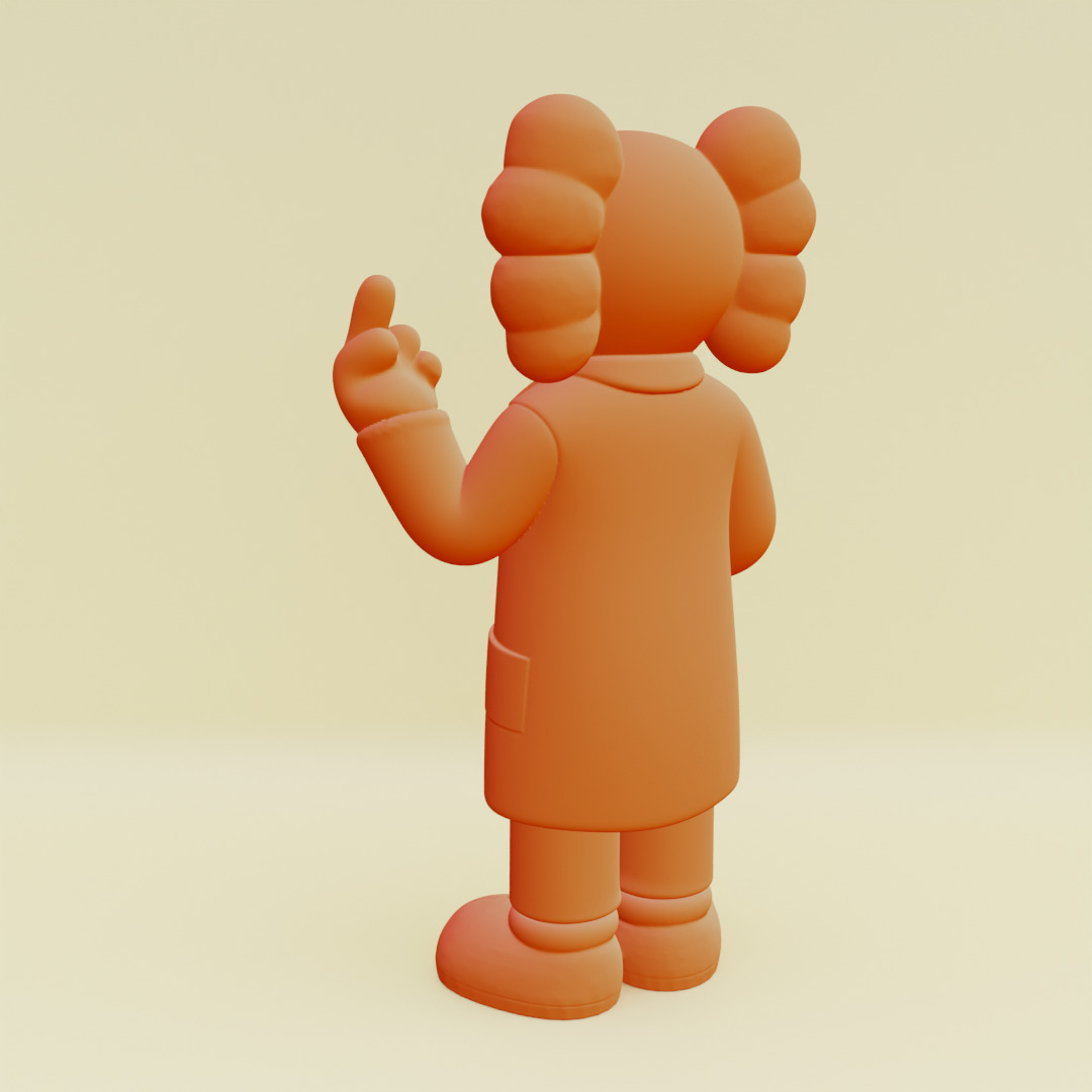 KAWS Rick Sanchez The Scientist Figure Toys Printable 3D print model_6