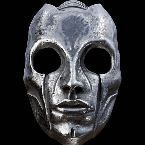 DARK ELF MASK - thor the dark world - fan art - 3d print model Low-poly 3D print model