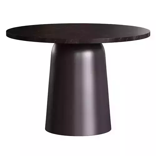 Turn justerbart bord Low-poly 3D model