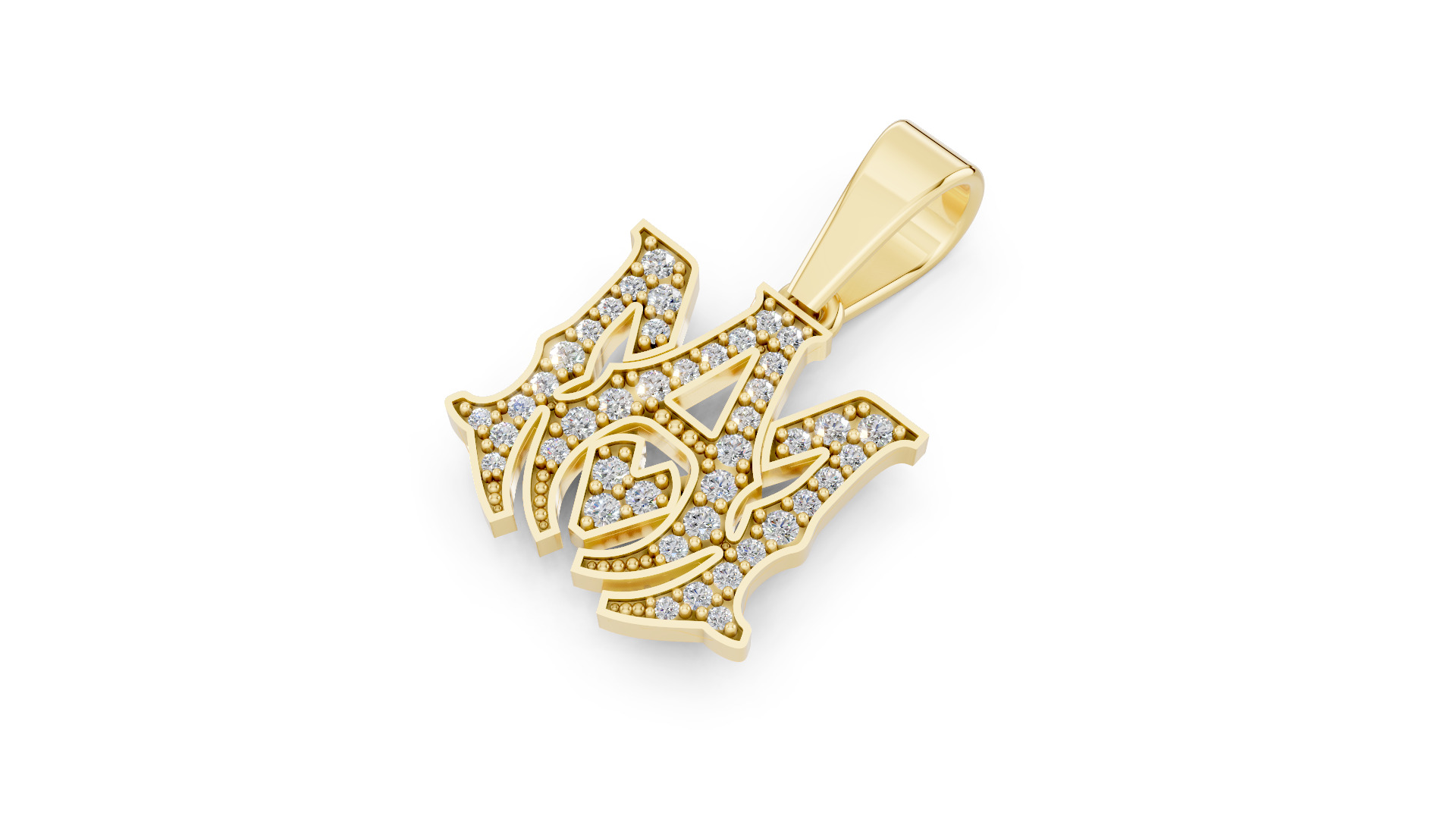 AM Pendant  3D print model_3