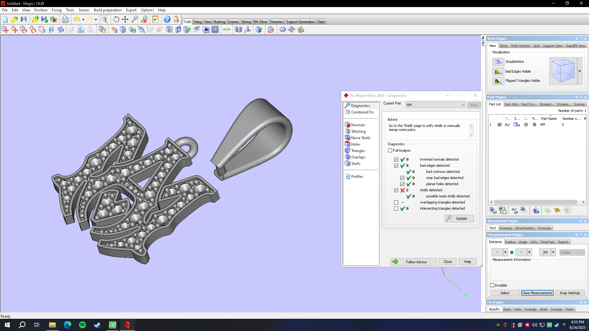 AM Pendant  3D print model_7