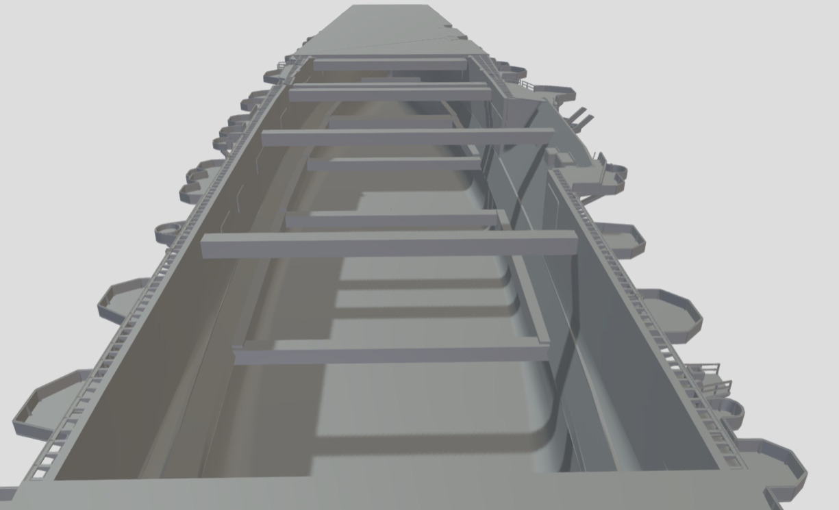 Aircraft Carrier IJN Shinano Highly Detailed 3D Model Kit 3D print model_18