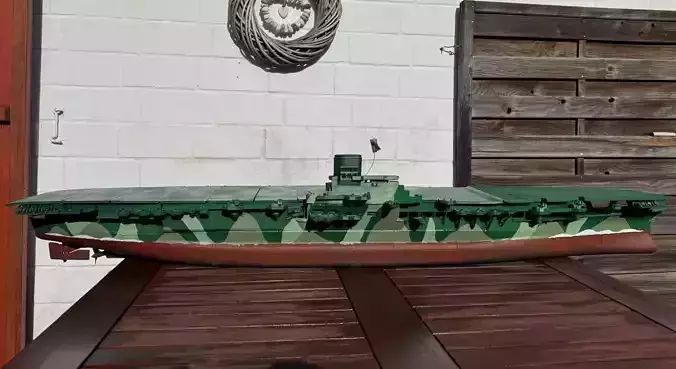 Aircraft Carrier IJN Shinano Highly Detailed 3D Model Kit