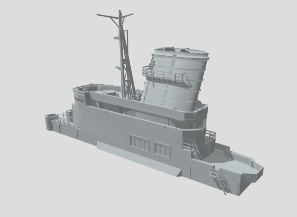 Aircraft Carrier IJN Shinano Highly Detailed 3D Model Kit 3D print model_27