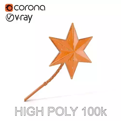 Star Wand D Model Pack