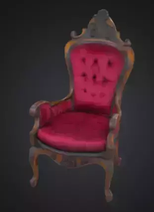 Old Victorian Chair 