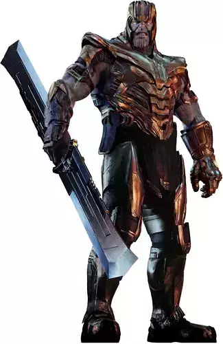 Thanos 3D Printable Fan Art Model - with sword 