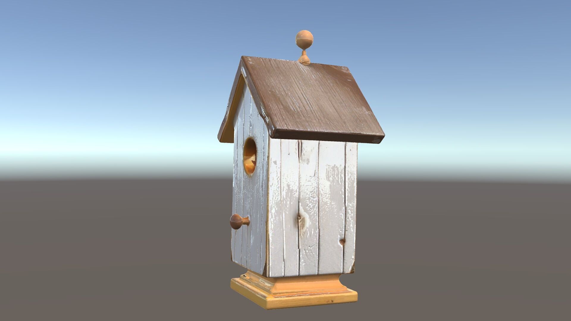 Rustic Birdhouse Model Pack with Detailed Textures Low-poly 3D model_33