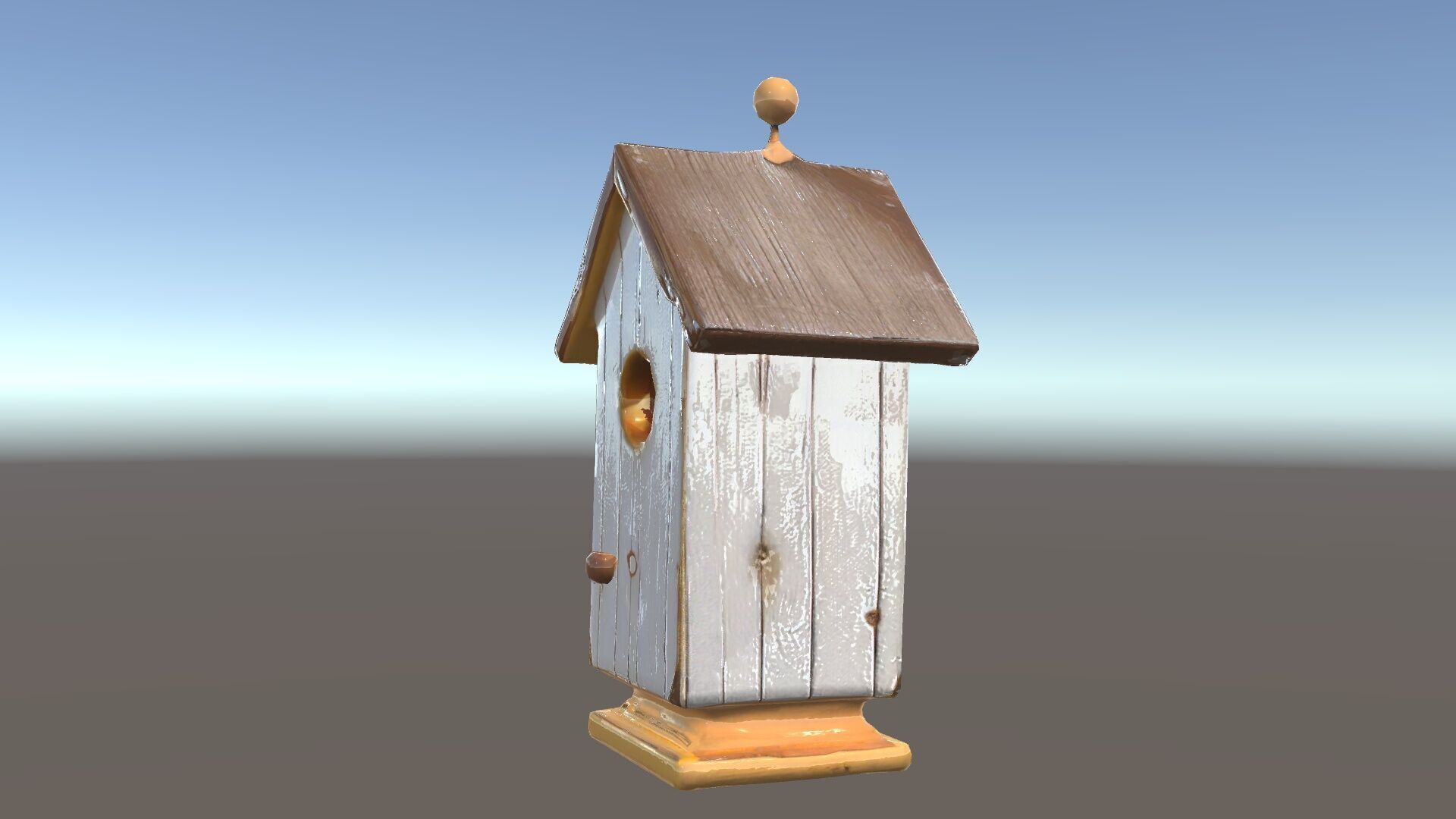 Rustic Birdhouse Model Pack with Detailed Textures Low-poly 3D model_34