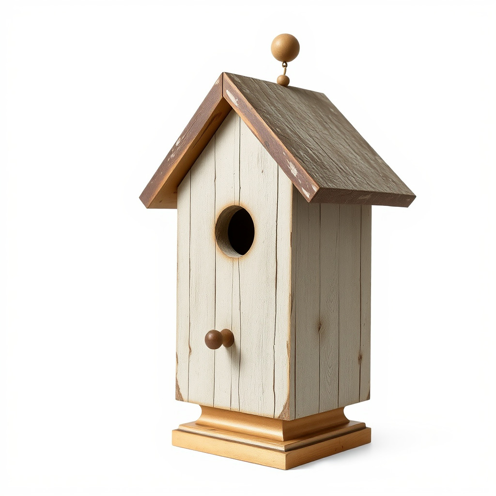 Rustic Birdhouse Model Pack with Detailed Textures Low-poly 3D model_2