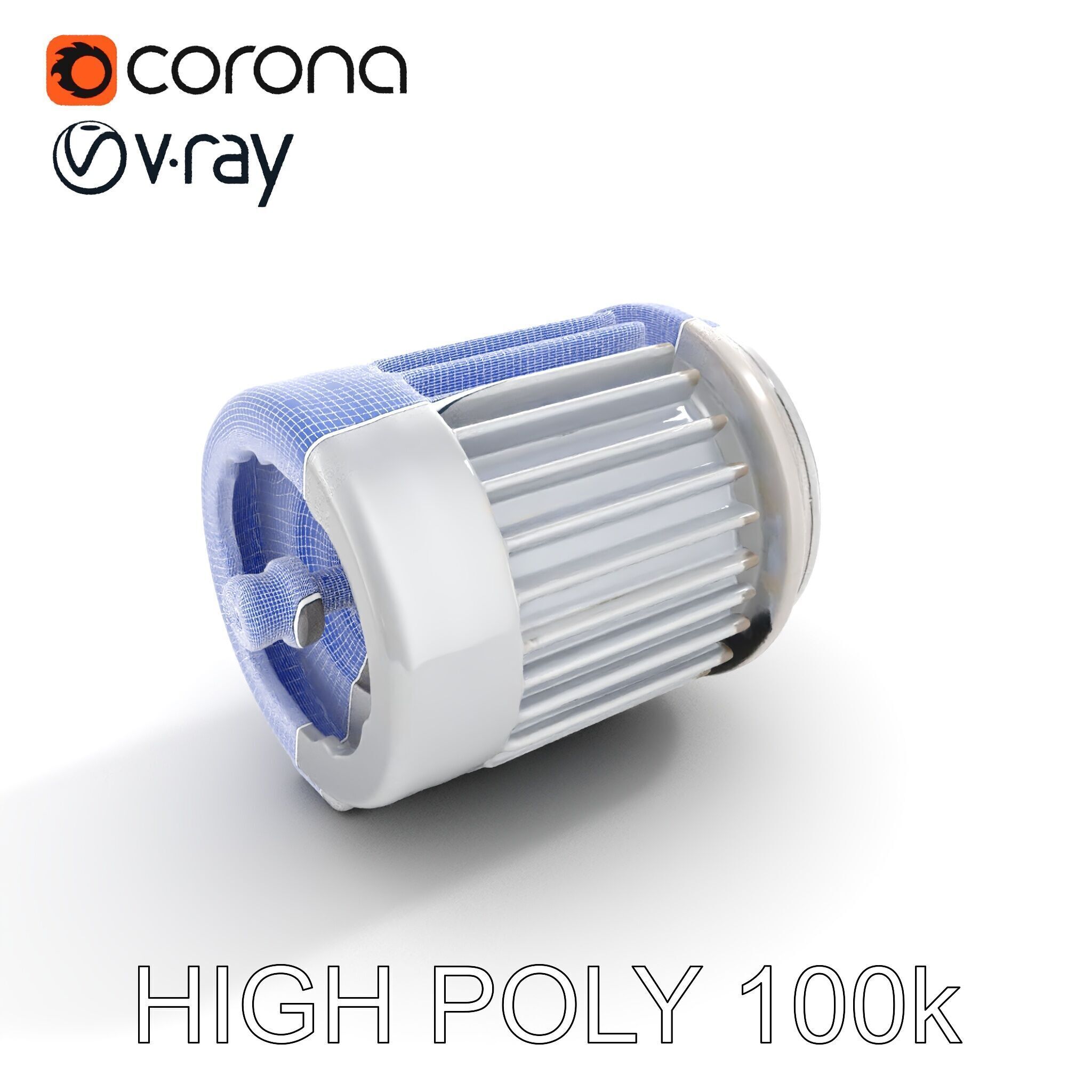 Electric Motor Model Pack  Detailed and Versatile Low-poly 3D model_32