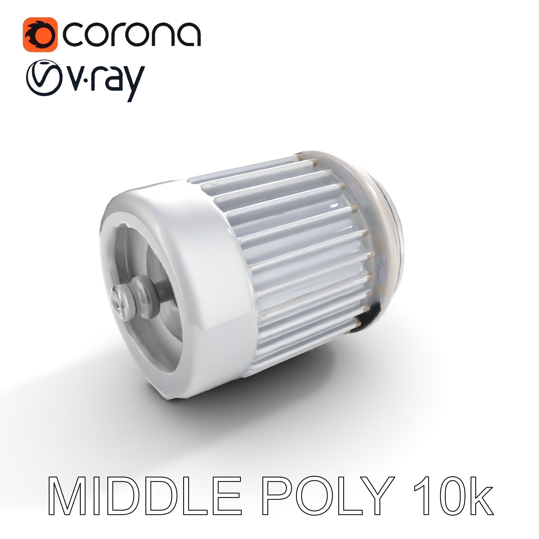 Electric Motor Model Pack  Detailed and Versatile Low-poly 3D model_16