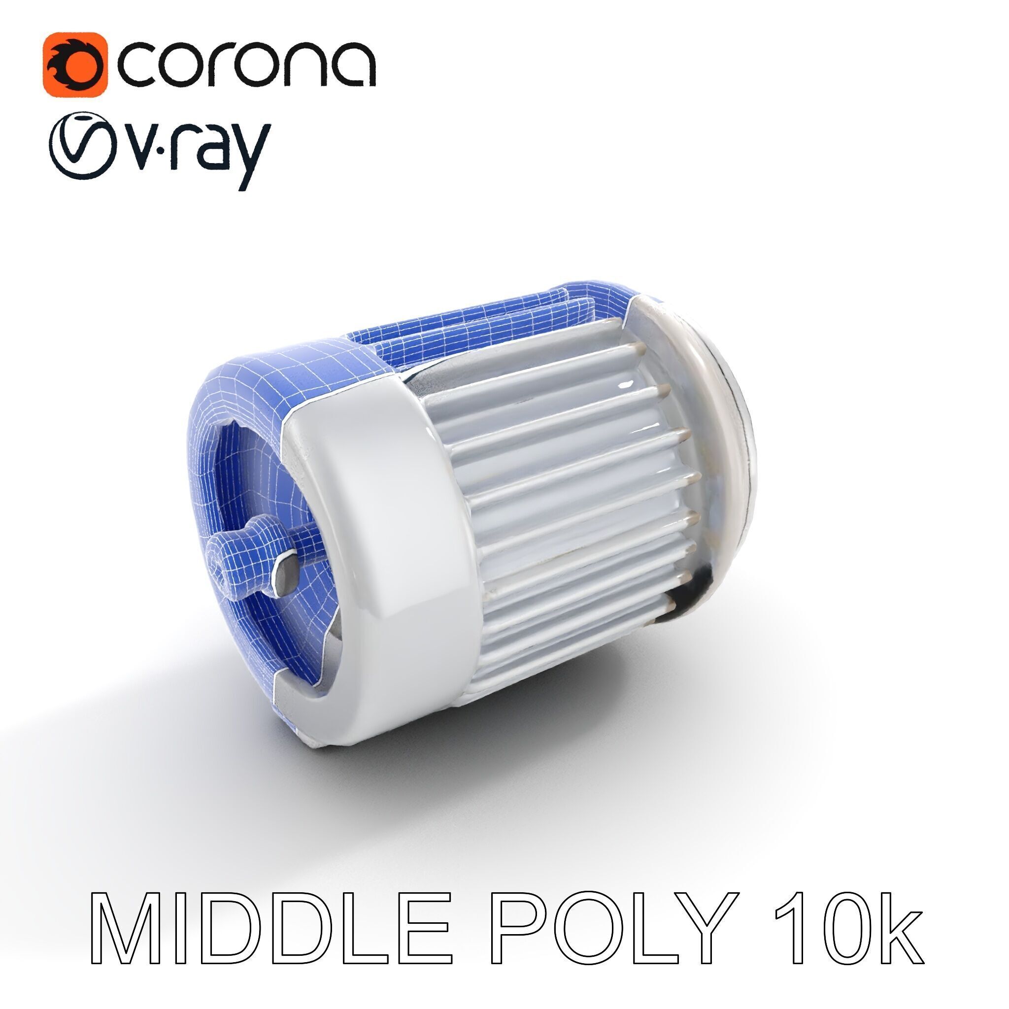 Electric Motor Model Pack  Detailed and Versatile Low-poly 3D model_19