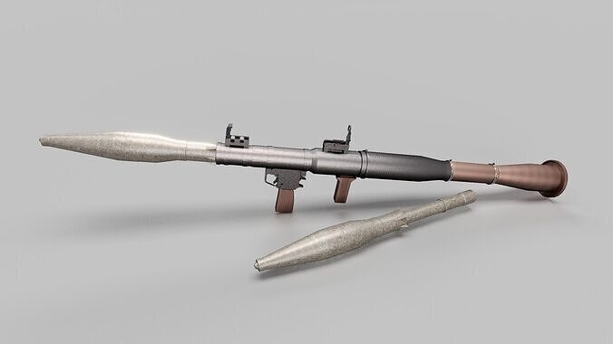 Panzerfaust Low-poly 3D model