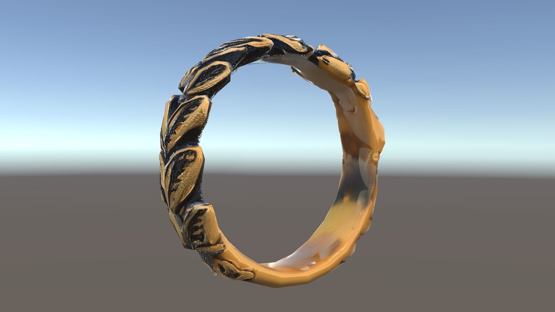 Laurel Leaf Ring Model Pack Low-poly 3D model_34
