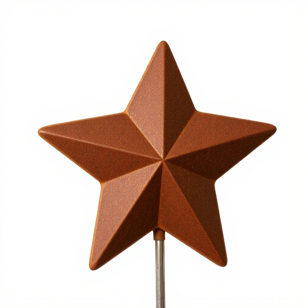 Rustic Star Decoration Model Pack Low-poly 3D model_2