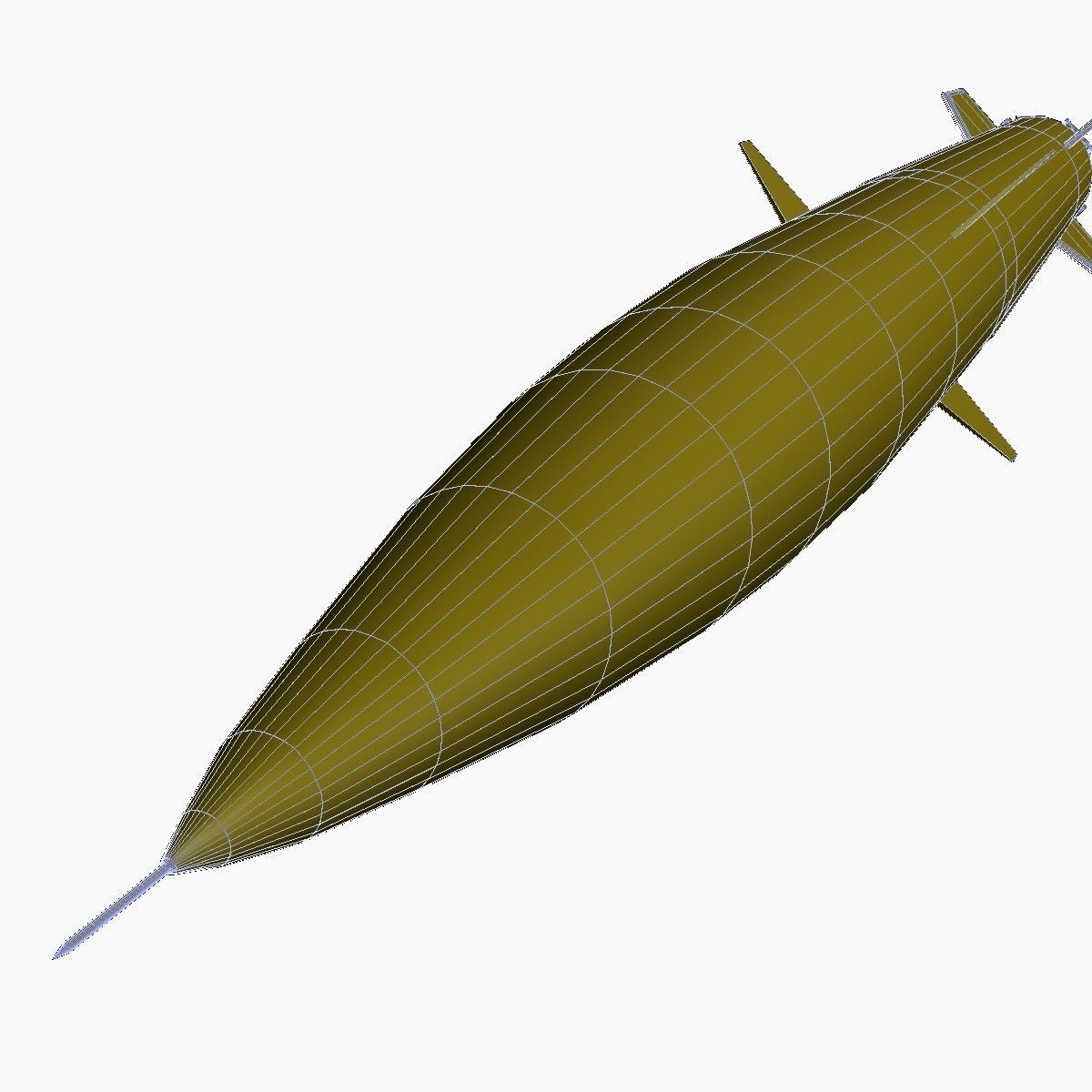 Hatf-III Ballistic Missile 3D model_11