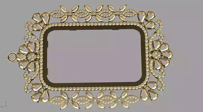 Jeweled Gold Frame