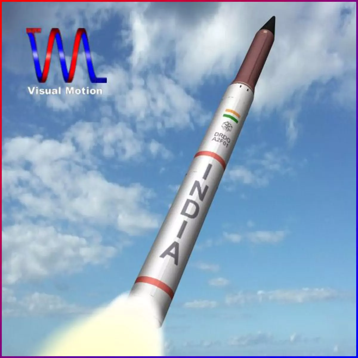 AGNI-4 Ballistic Missile 3D model_0