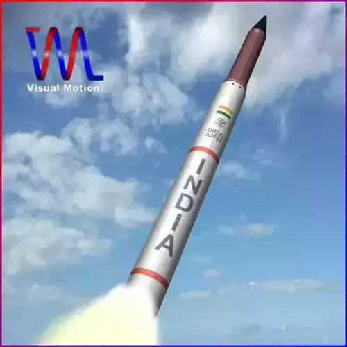 AGNI-4 Ballistic Missile 3D model AGNI-4 Ballistic Missile 3D model