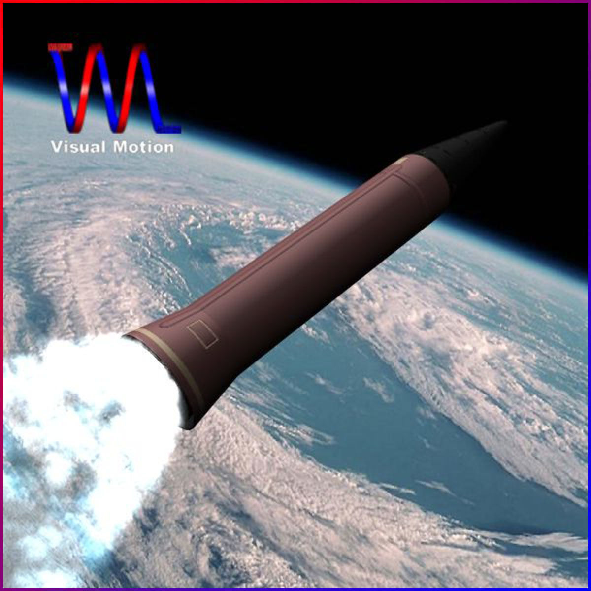 AGNI-4 Ballistic Missile 3D model_2