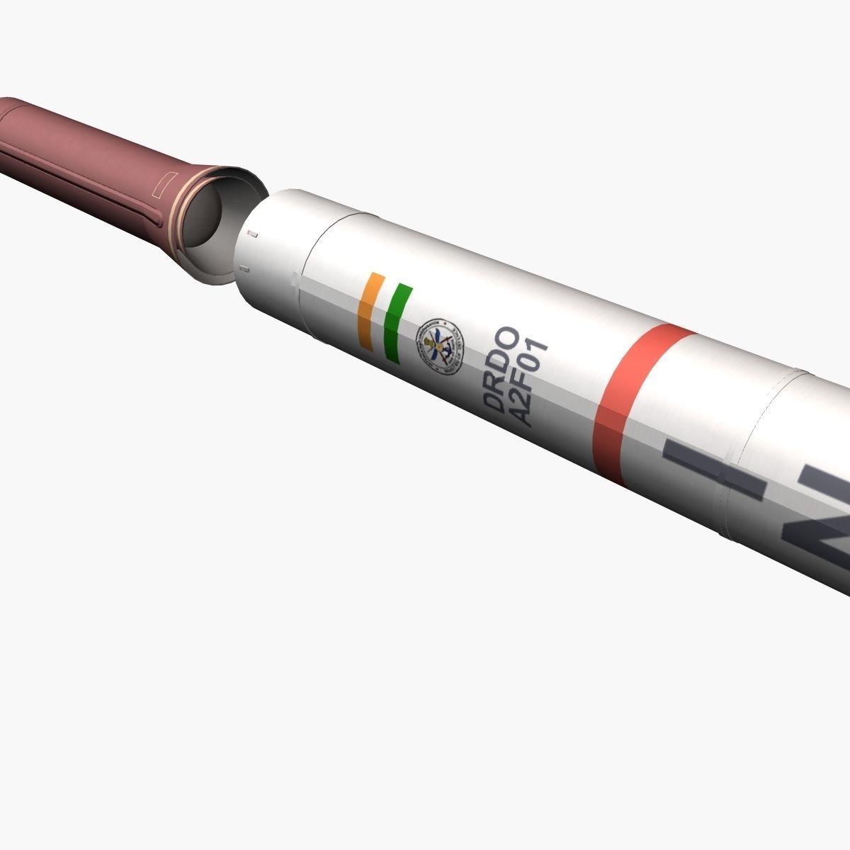 AGNI-4 Ballistic Missile 3D model_7