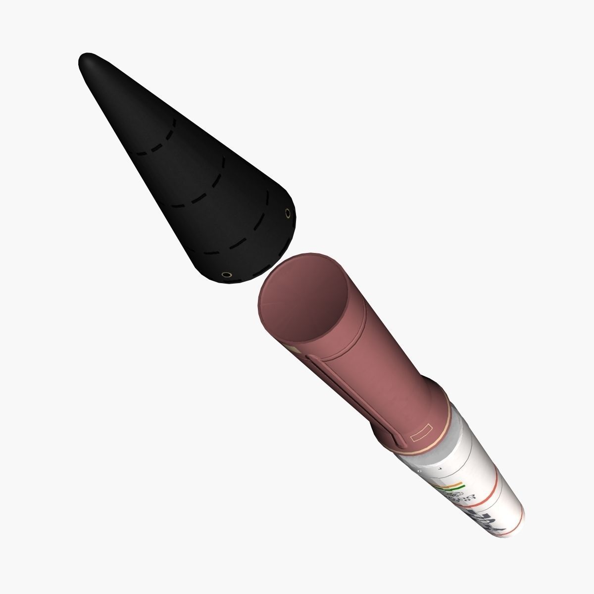 AGNI-4 Ballistic Missile 3D model_8
