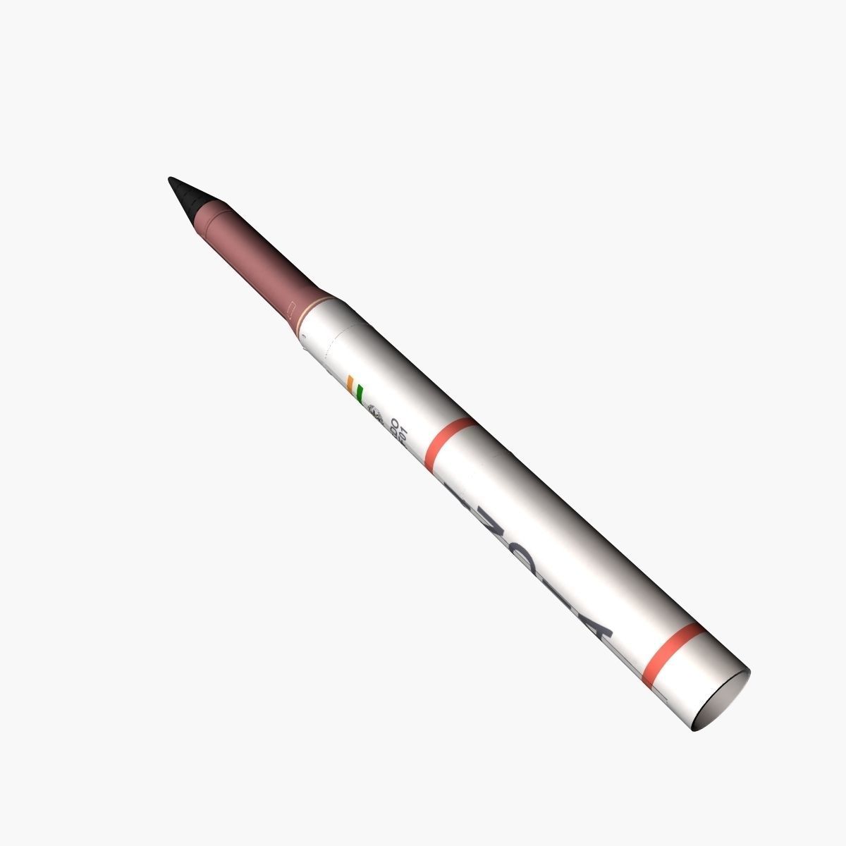 AGNI-4 Ballistic Missile 3D model_5