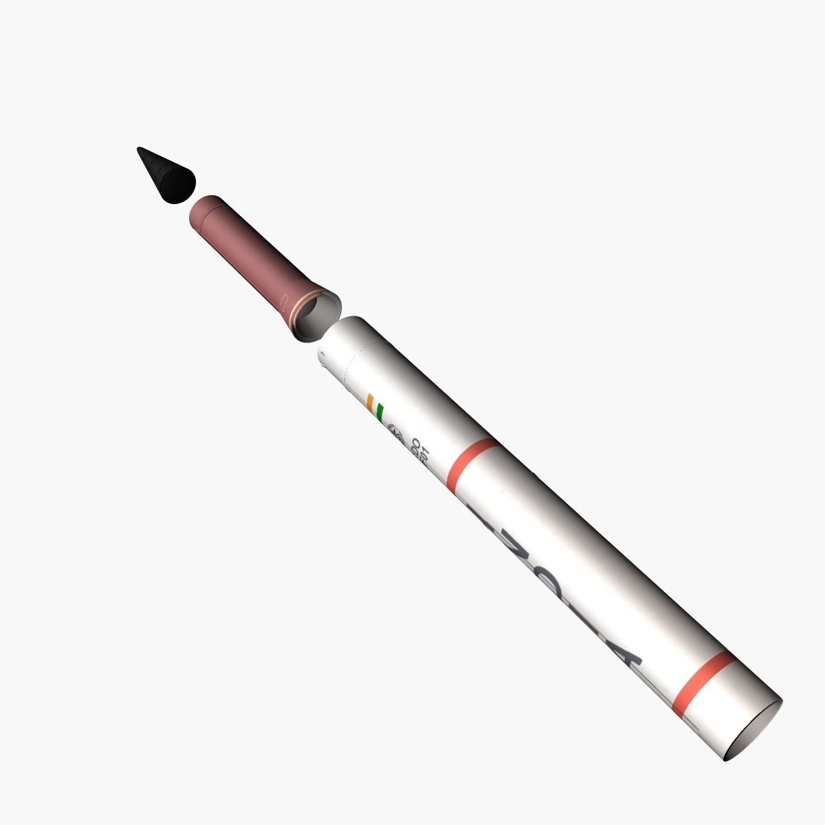 AGNI-4 Ballistic Missile 3D model_4
