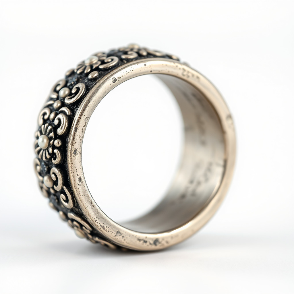 Intricate Vintage Ring Model Pack Low-poly 3D model_2
