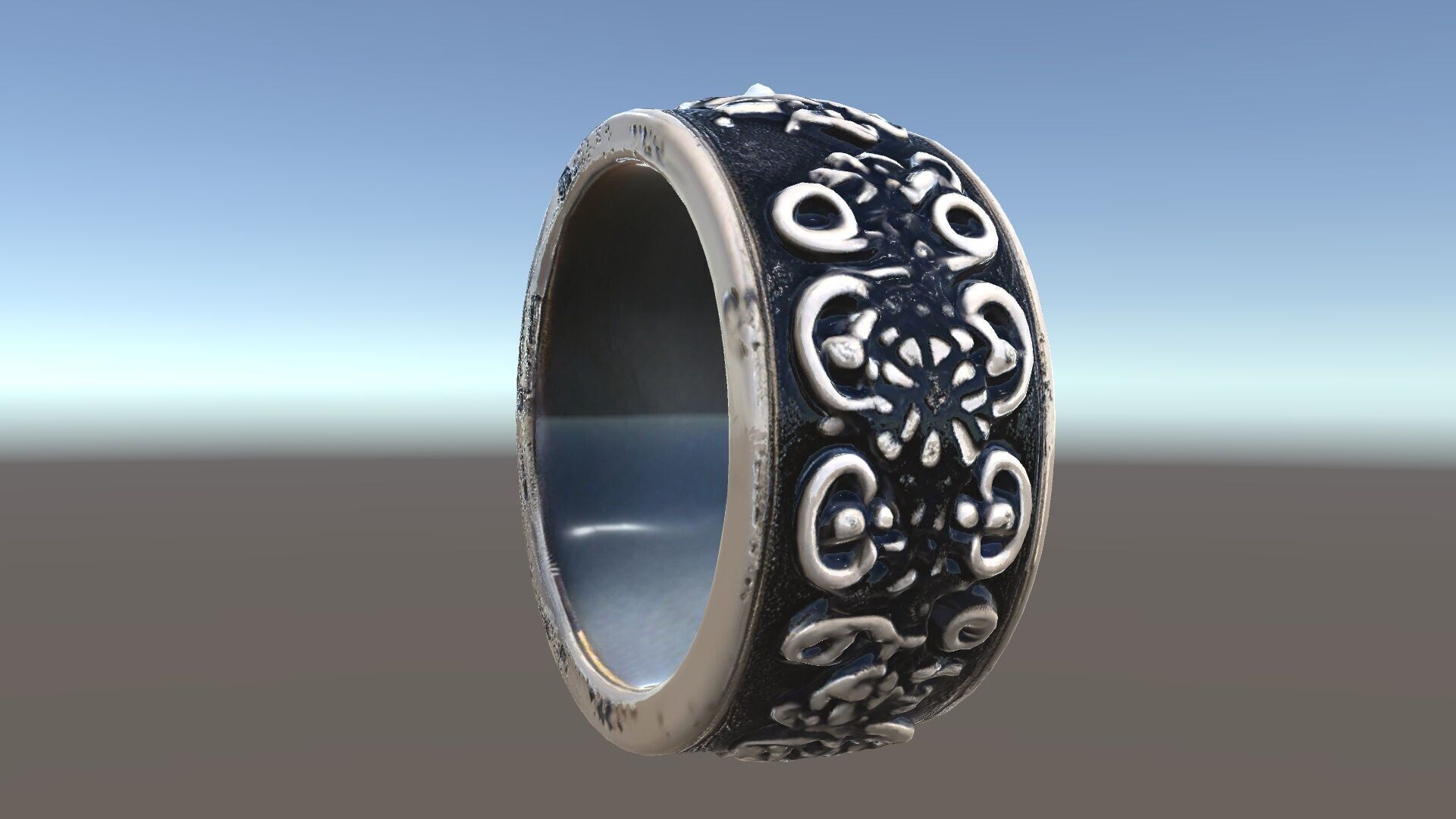 Intricate Vintage Ring Model Pack Low-poly 3D model_33