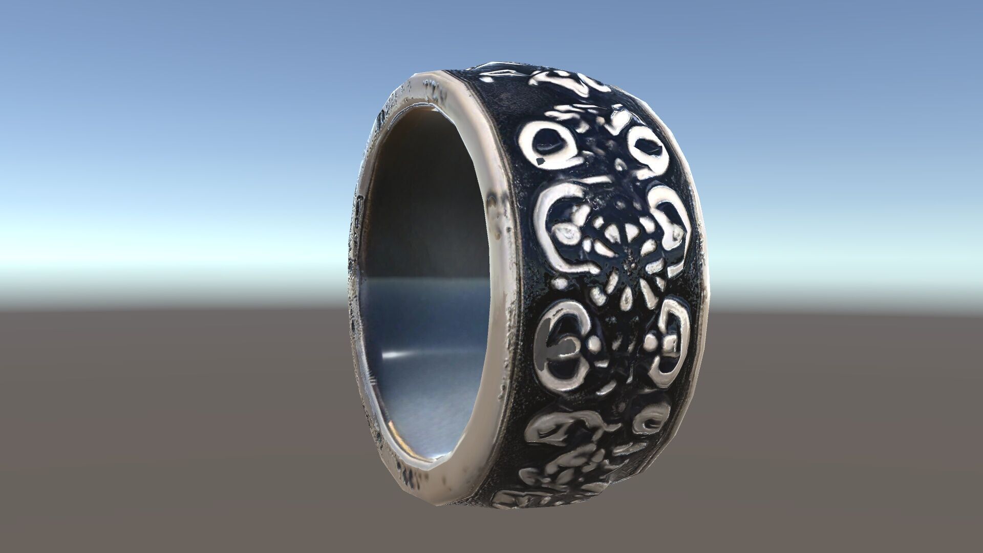 Intricate Vintage Ring Model Pack Low-poly 3D model_34