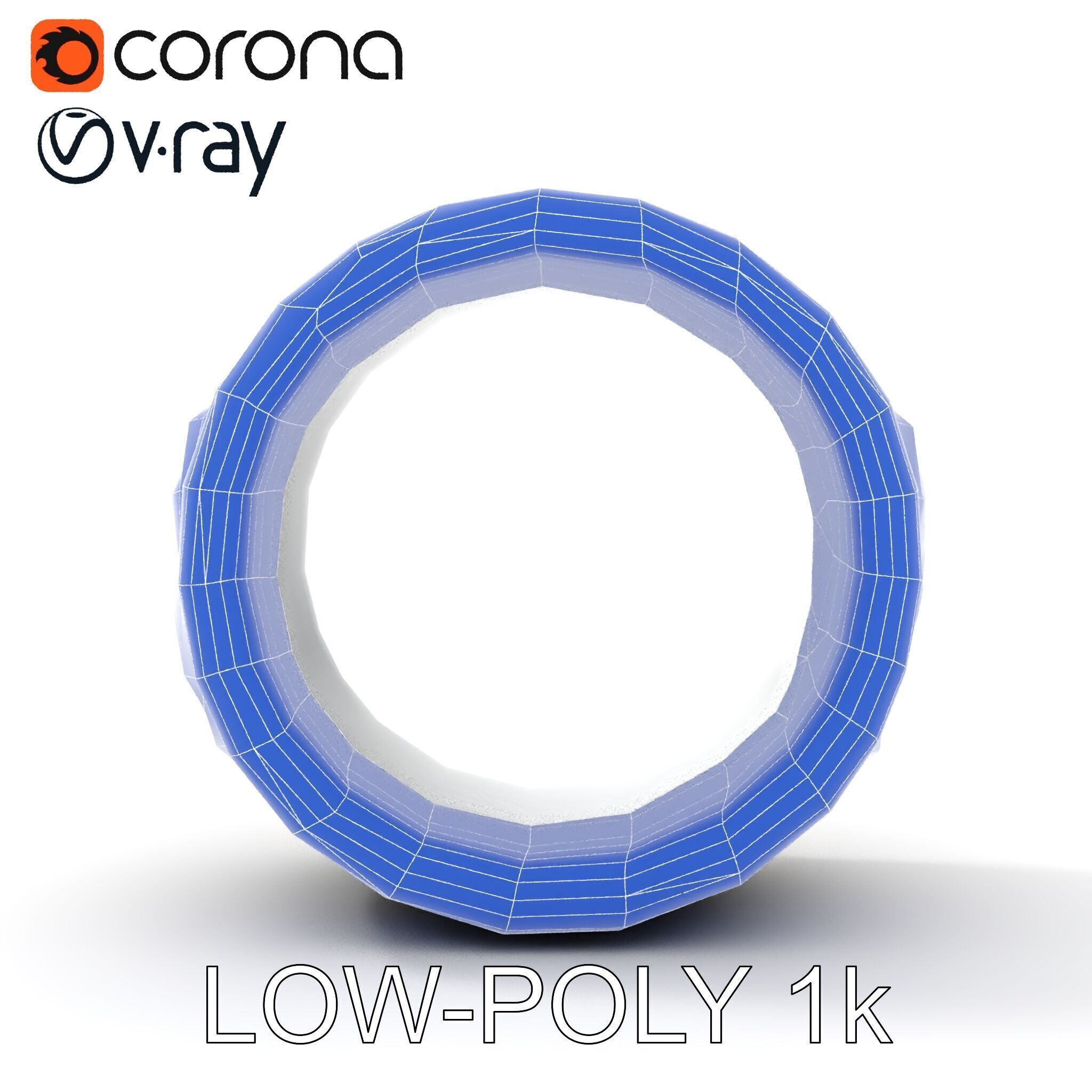 Intricate Vintage Ring Model Pack Low-poly 3D model_20