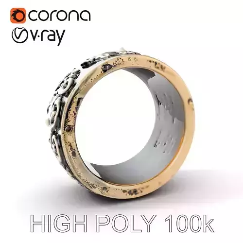 Intricate Vintage Ring Model Pack