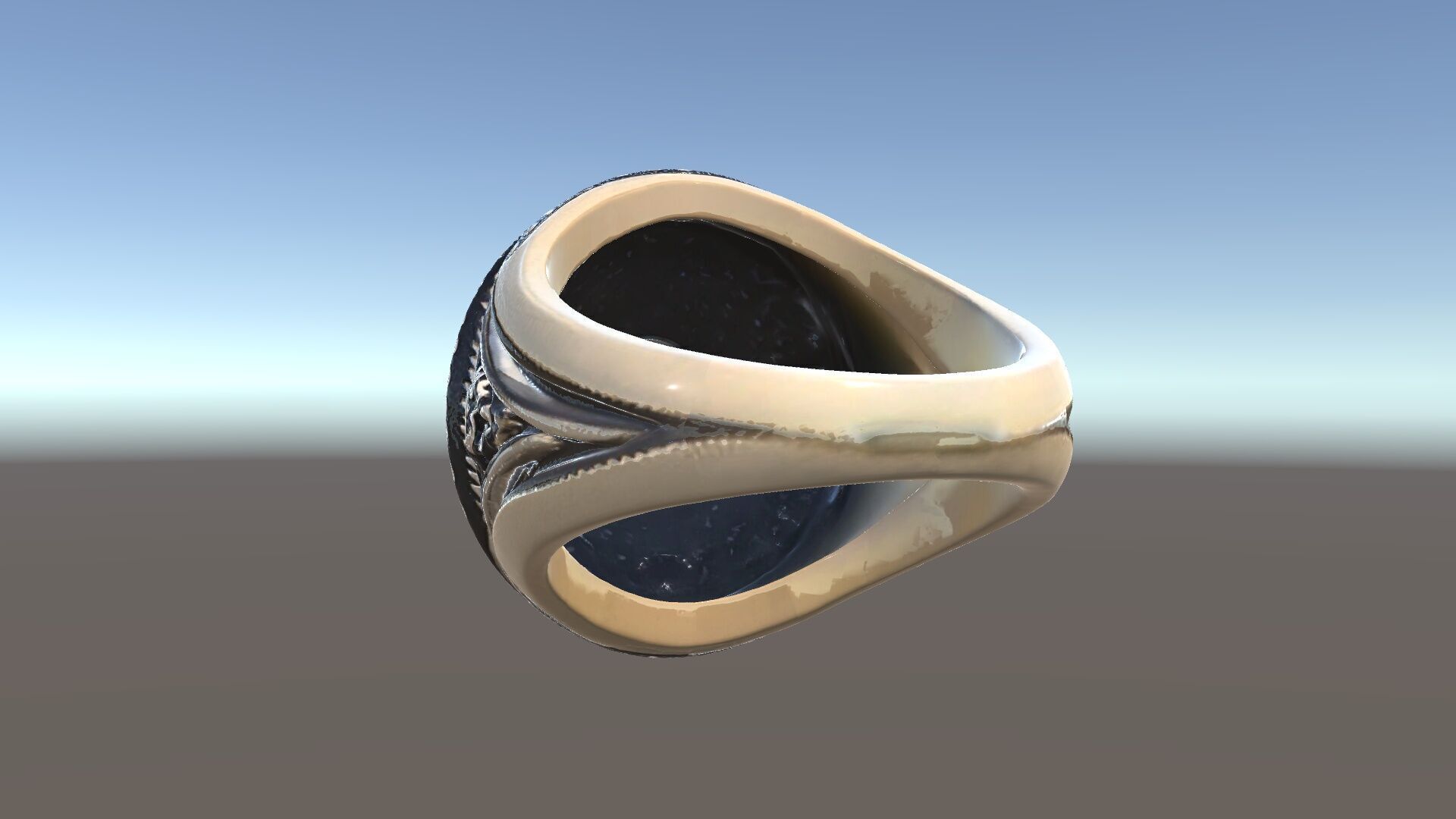 Ornate Gemstone Ring Model Pack for Jewelry Design and Visual... Low-poly 3D model_5
