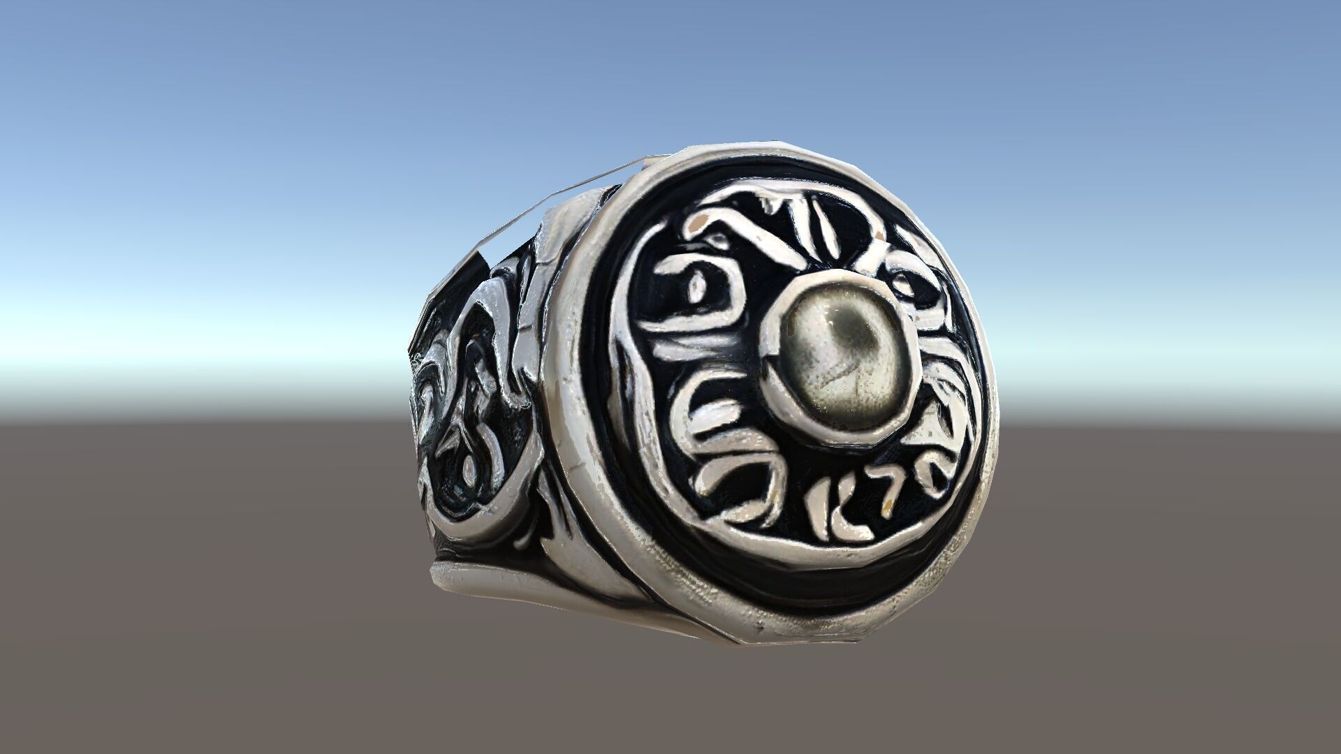 Ornate Vintage Ring Model Pack Low-poly 3D model_34