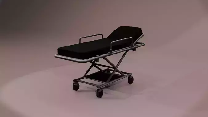 Hospital Stretcher 3D model