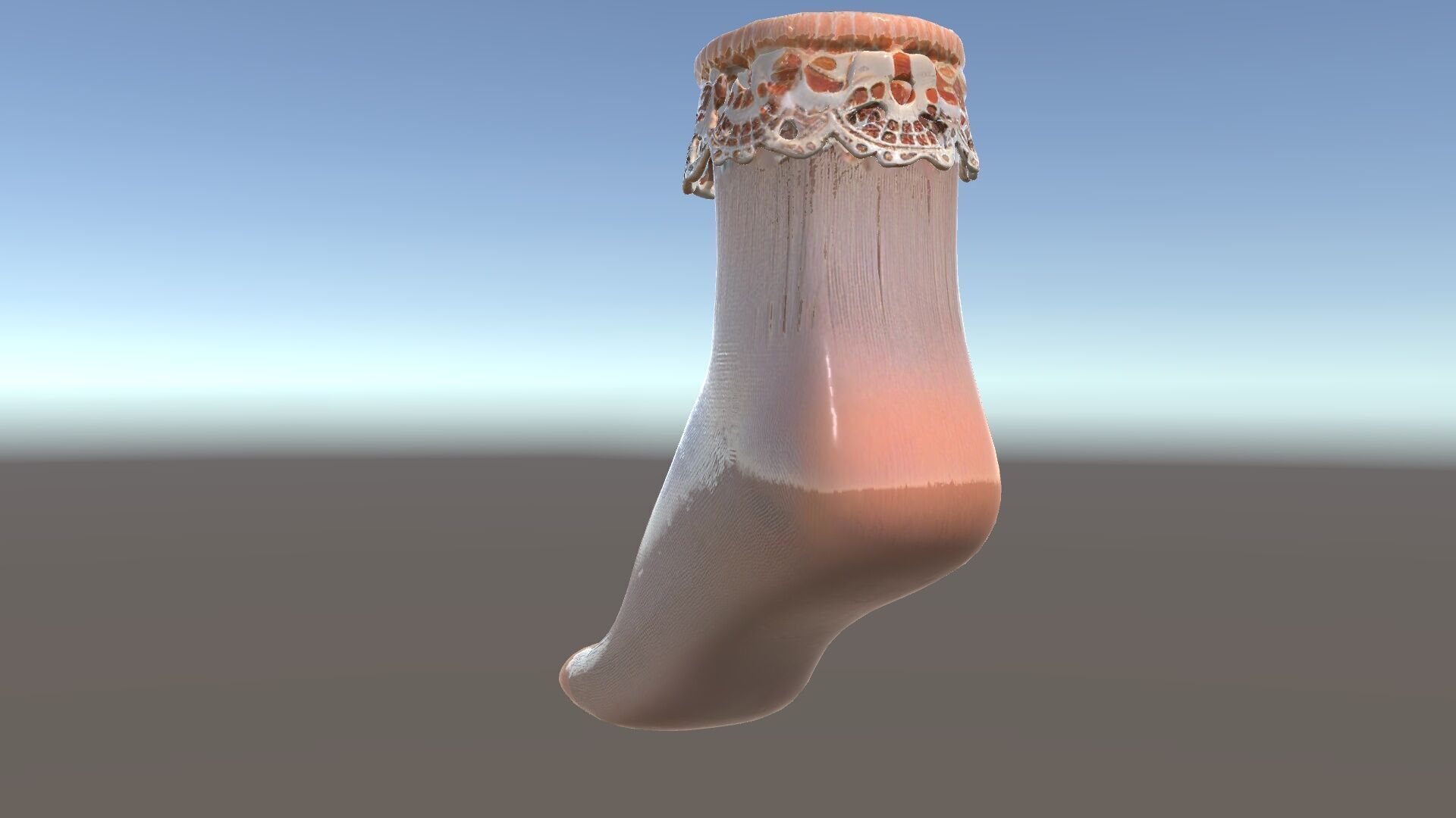 Lace Ankle Sock Model Pack Low-poly 3D model_33
