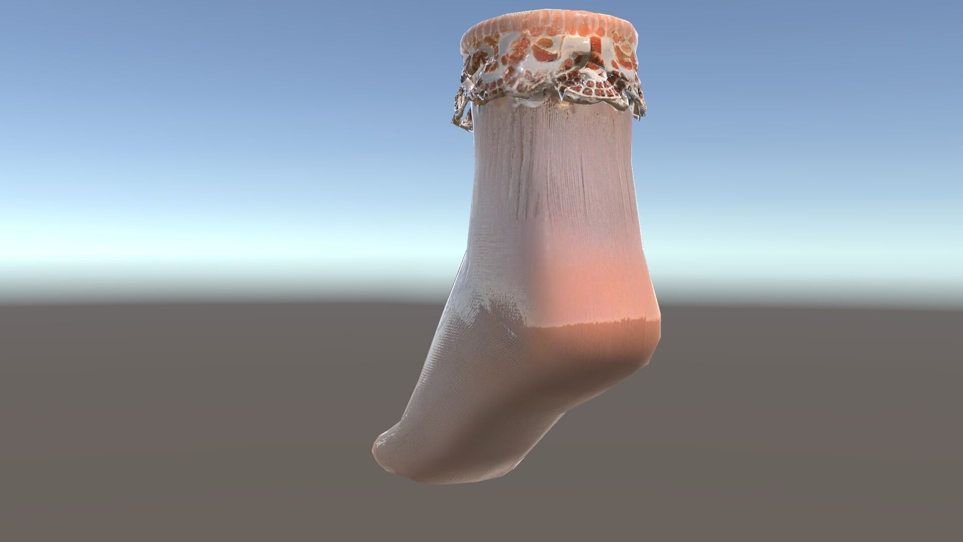 Lace Ankle Sock Model Pack Low-poly 3D model_34