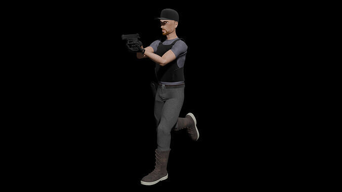 Stealth Task Force Police 3D model
