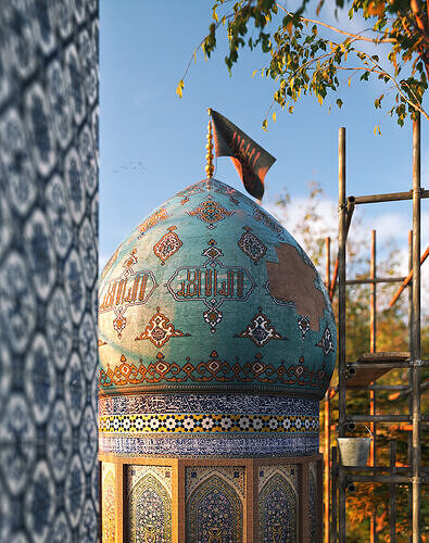 Islamic Mosque Dome 3D Model Low-poly 3D model