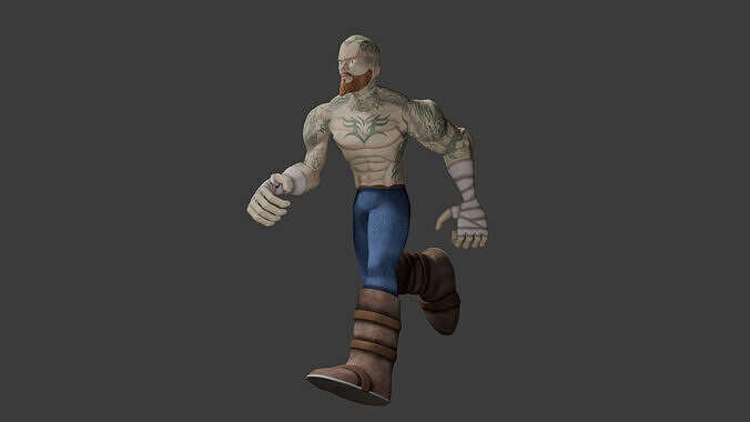 Medieval Parkour Warrior 3D model