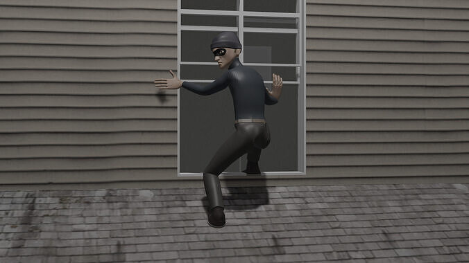 Burglar 3D model
