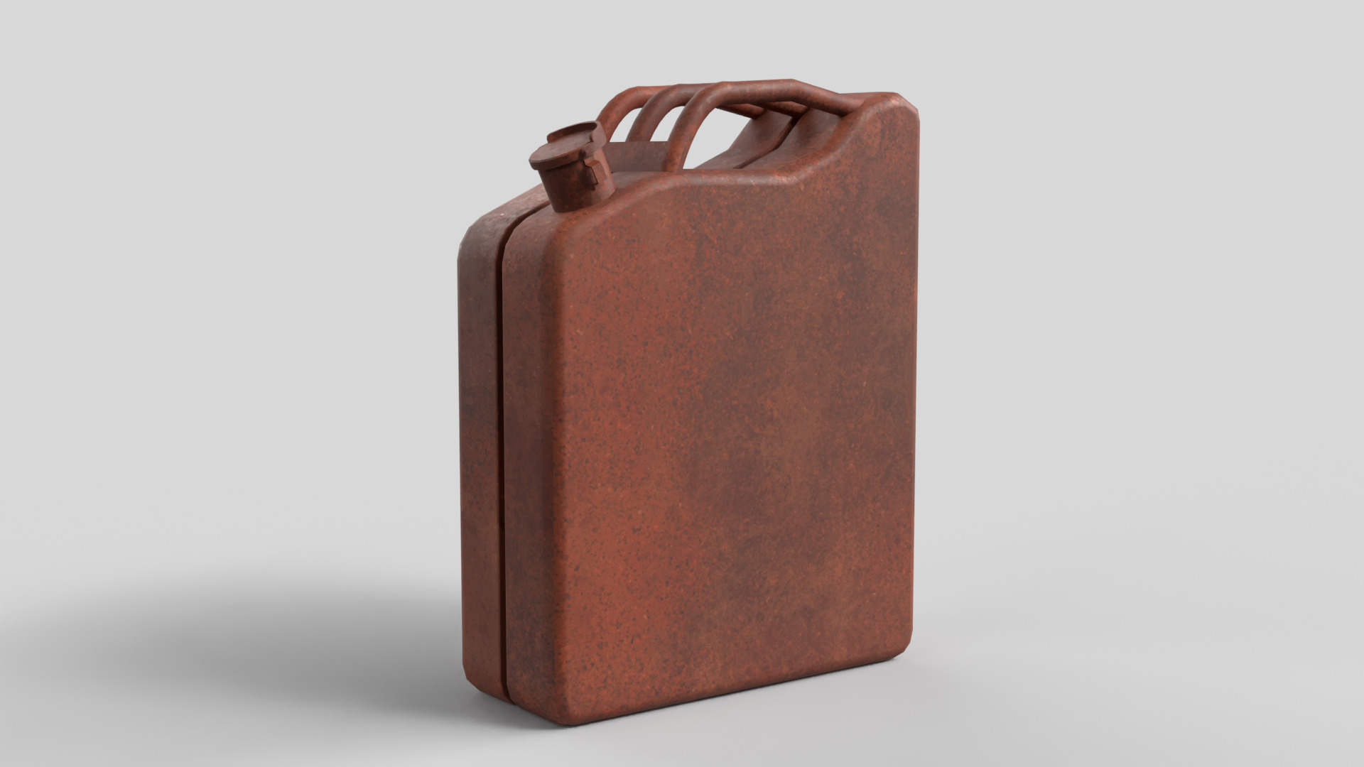 Realistic Gas Can Low-poly 3D model_1