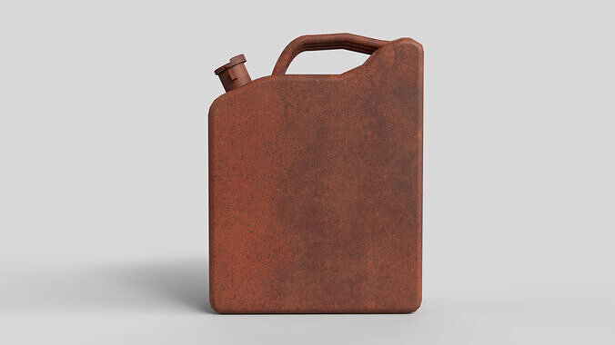 Realistic Gas Can Low-poly 3D model