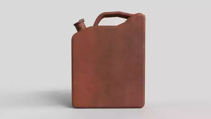 Realistic Gas Can Low-poly 3D model