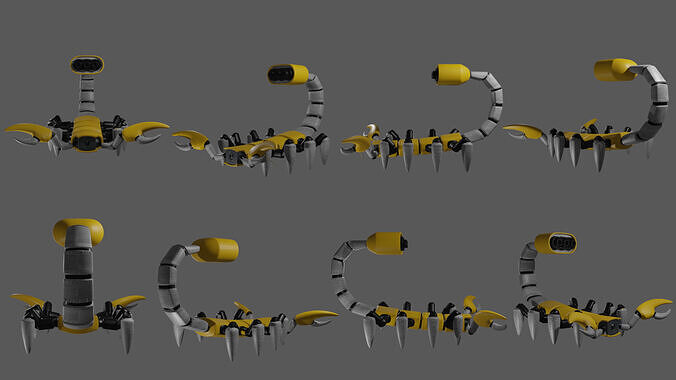 Scorpion Android 3D model