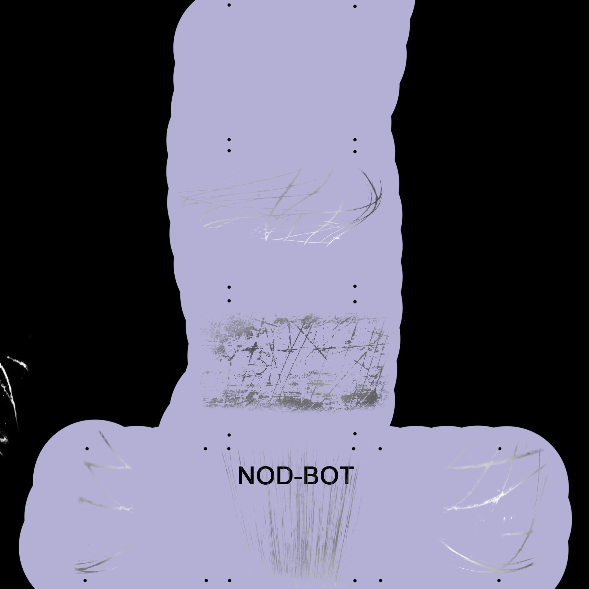 NodBot nod bot Low-poly 3D model_1