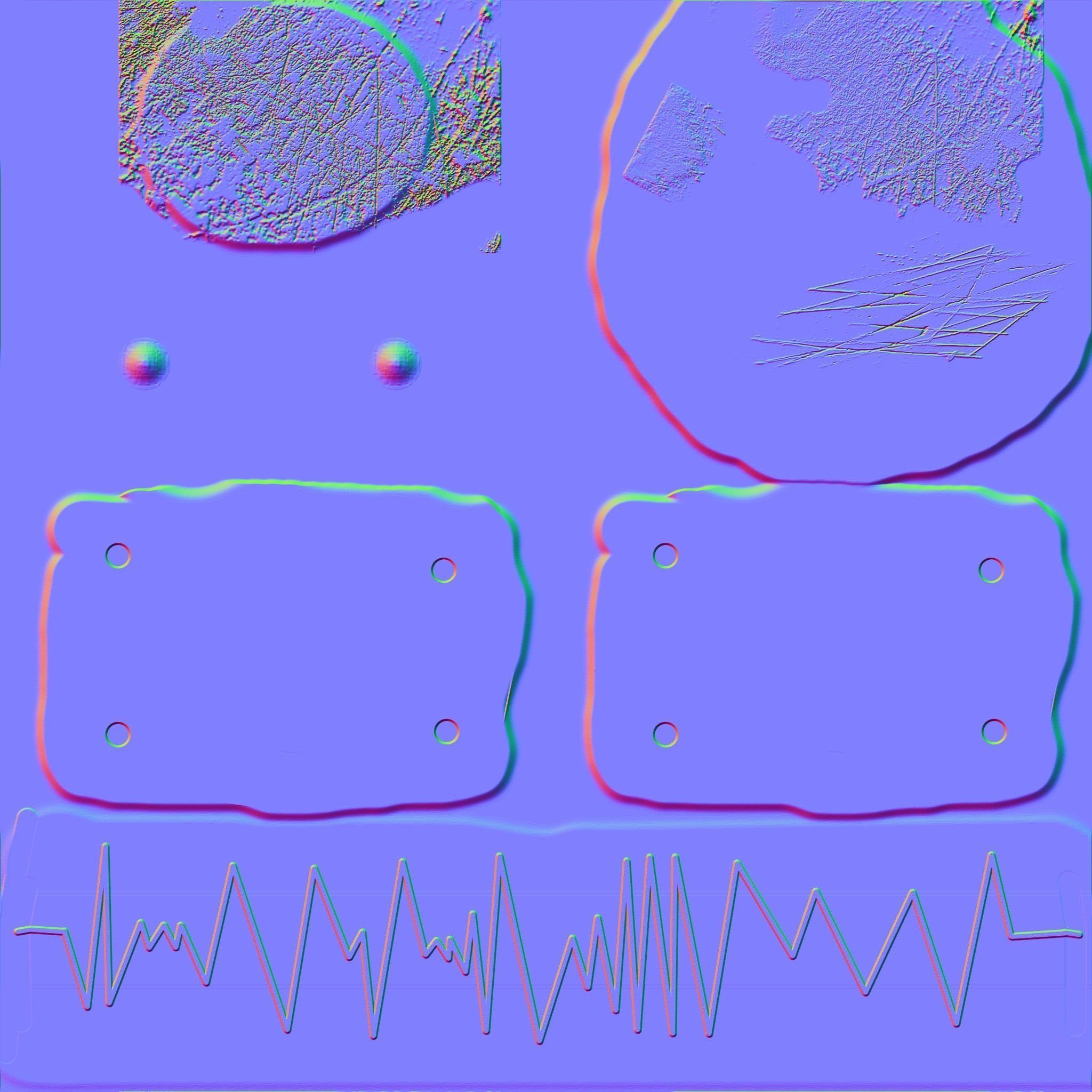 NodBot nod bot Low-poly 3D model_5