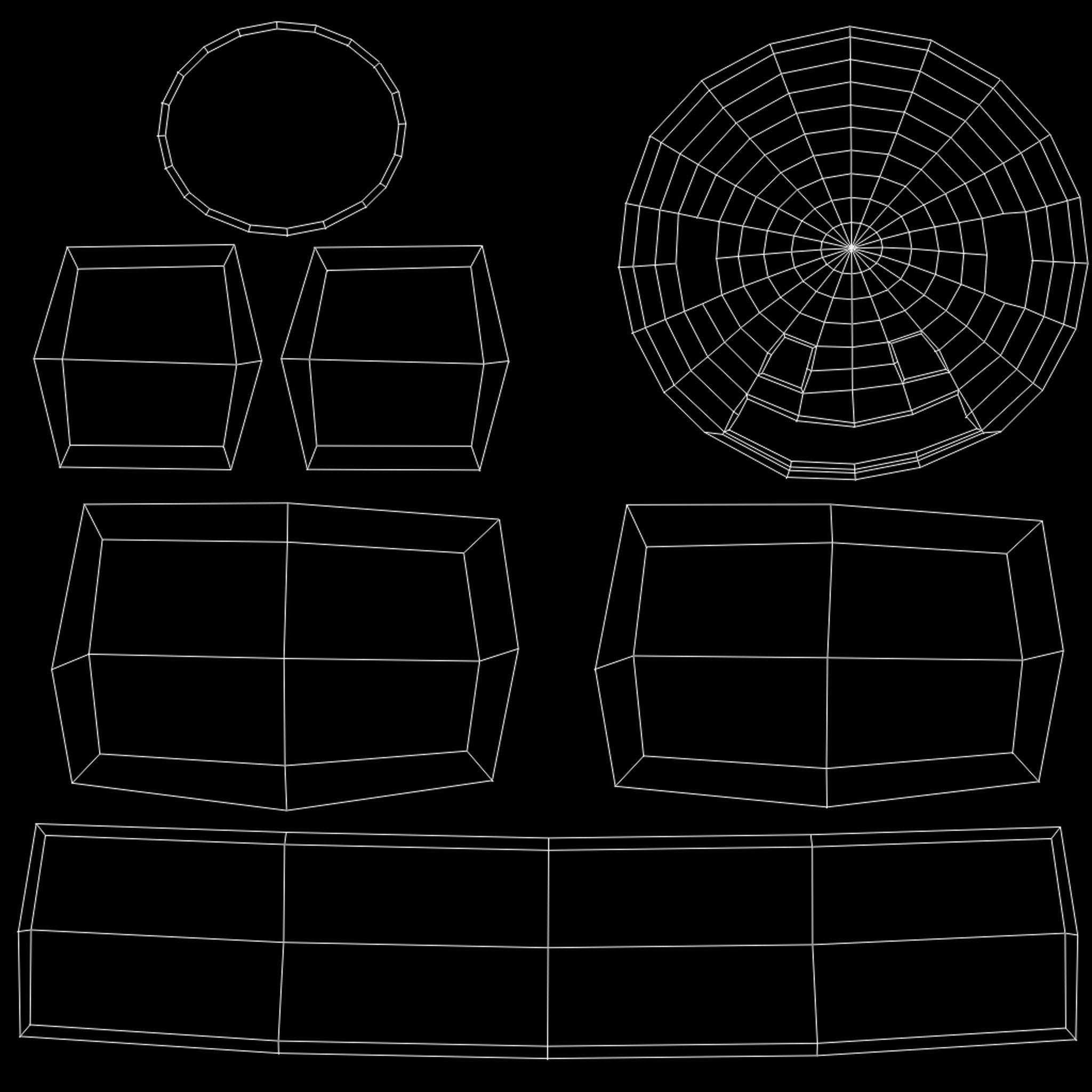 NodBot nod bot Low-poly 3D model_3